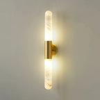 Cylindrical Alabaster Slim Wall Lamp