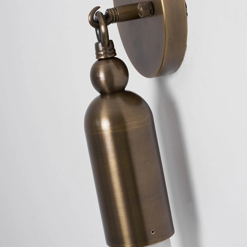 Cylindrical Frosted Wall Light