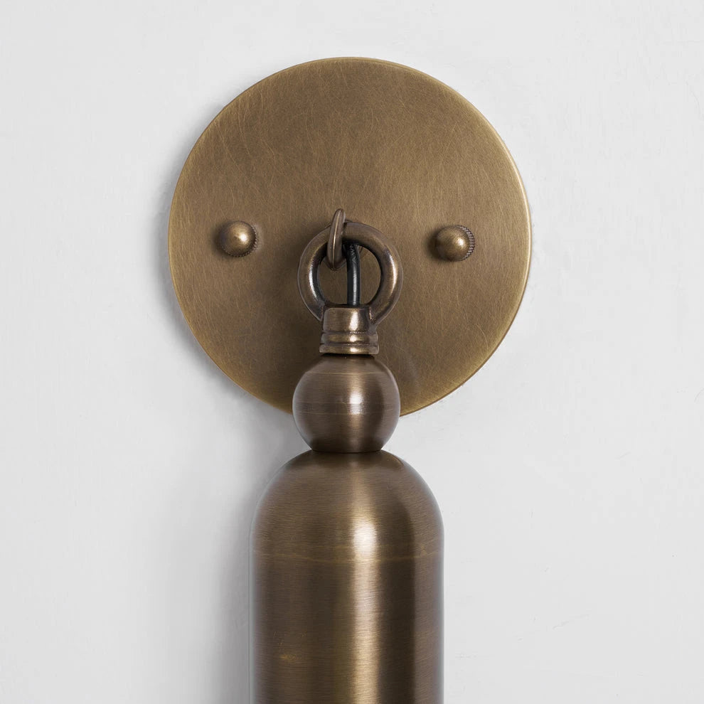 Cylindrical Frosted Wall Light