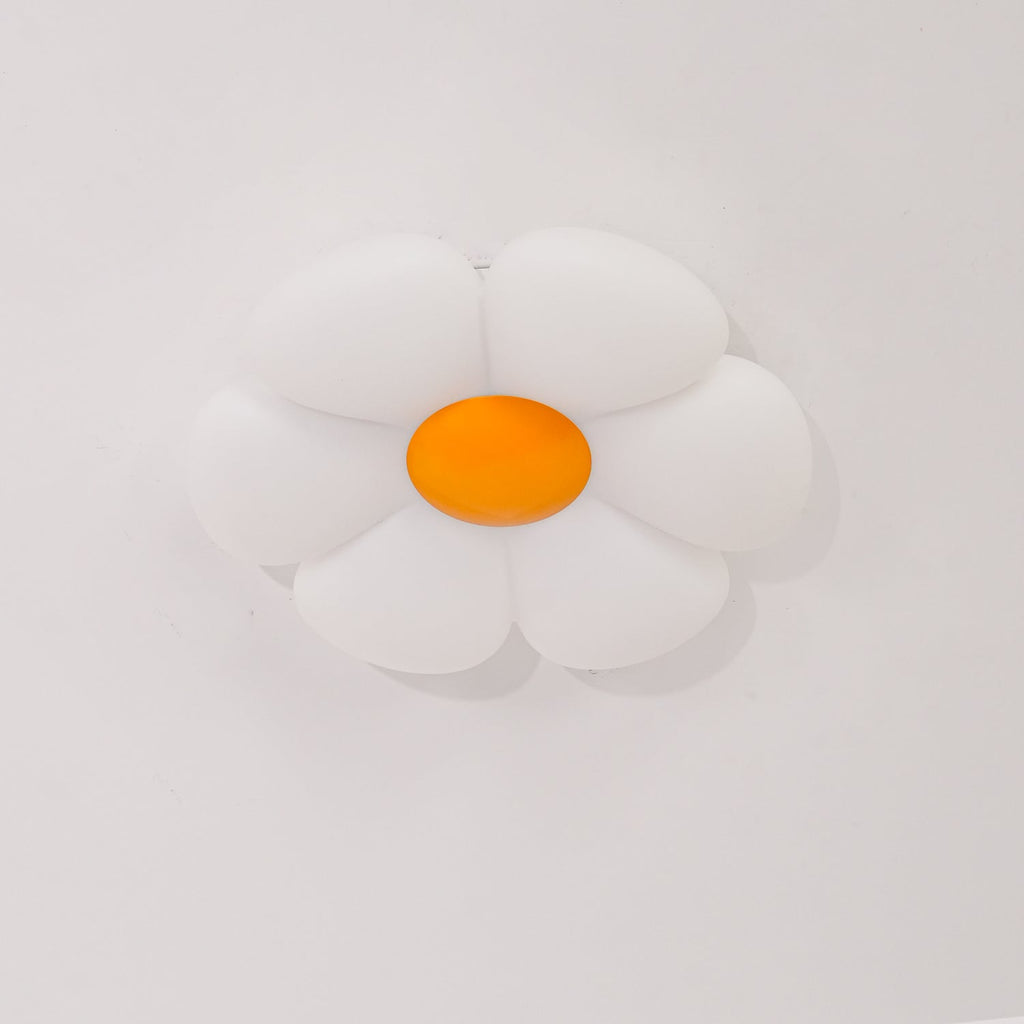 Daisy Flower Petal Flush Mount