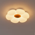 Daisy Flower Petal Flush Mount