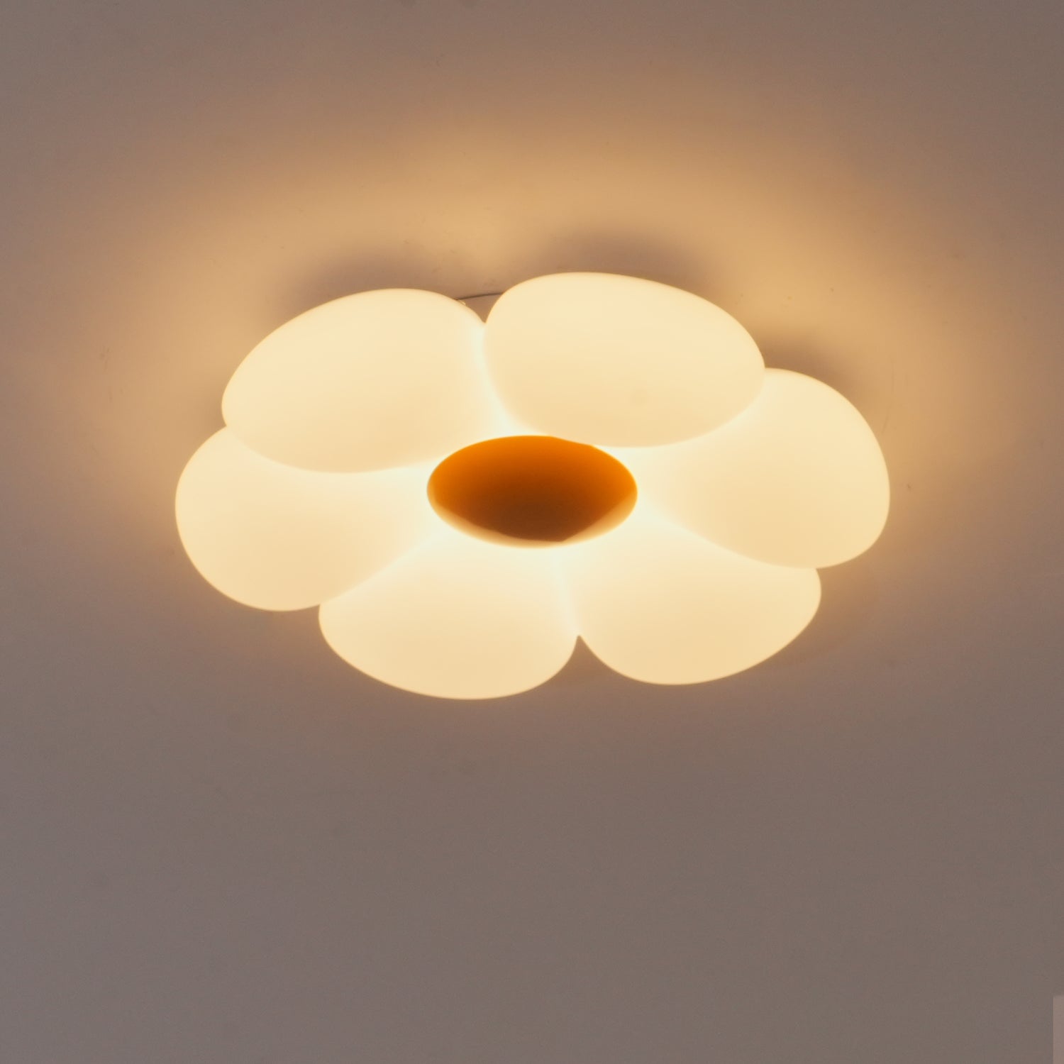 Daisy Flower Petal Flush Mount