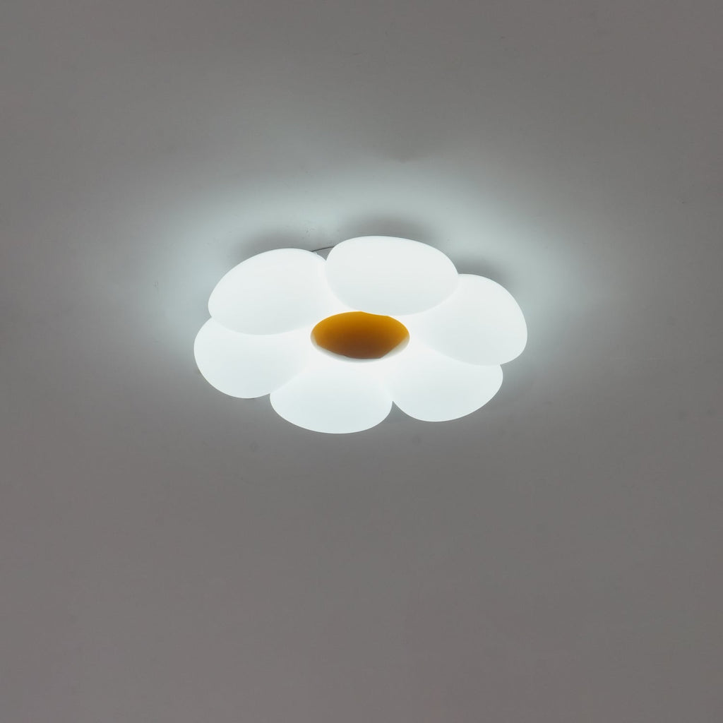 Daisy Flower Petal Flush Mount