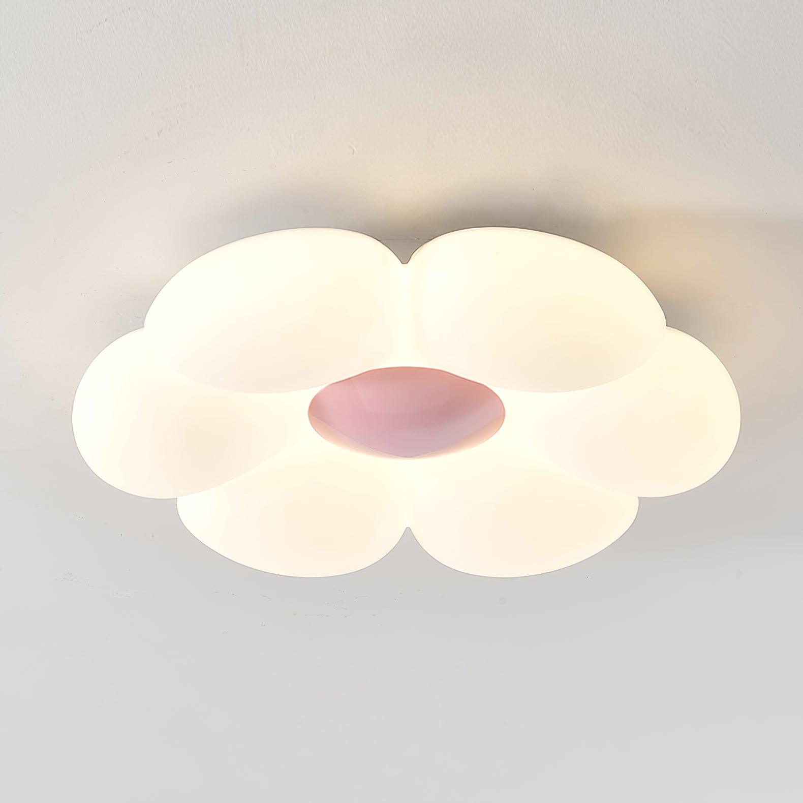 Daisy Flower Petal Flush Mount