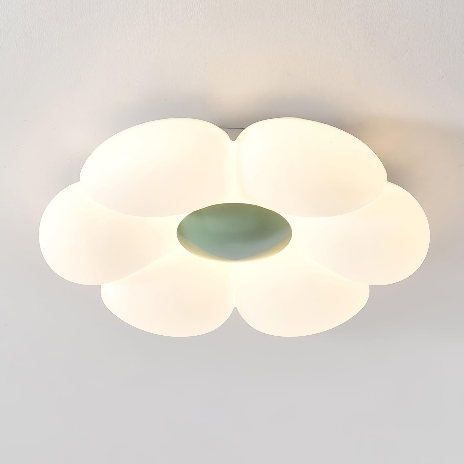 Daisy Flower Petal Flush Mount