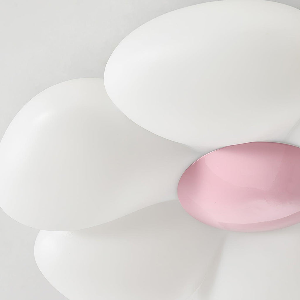 Daisy Flower Petal Flush Mount
