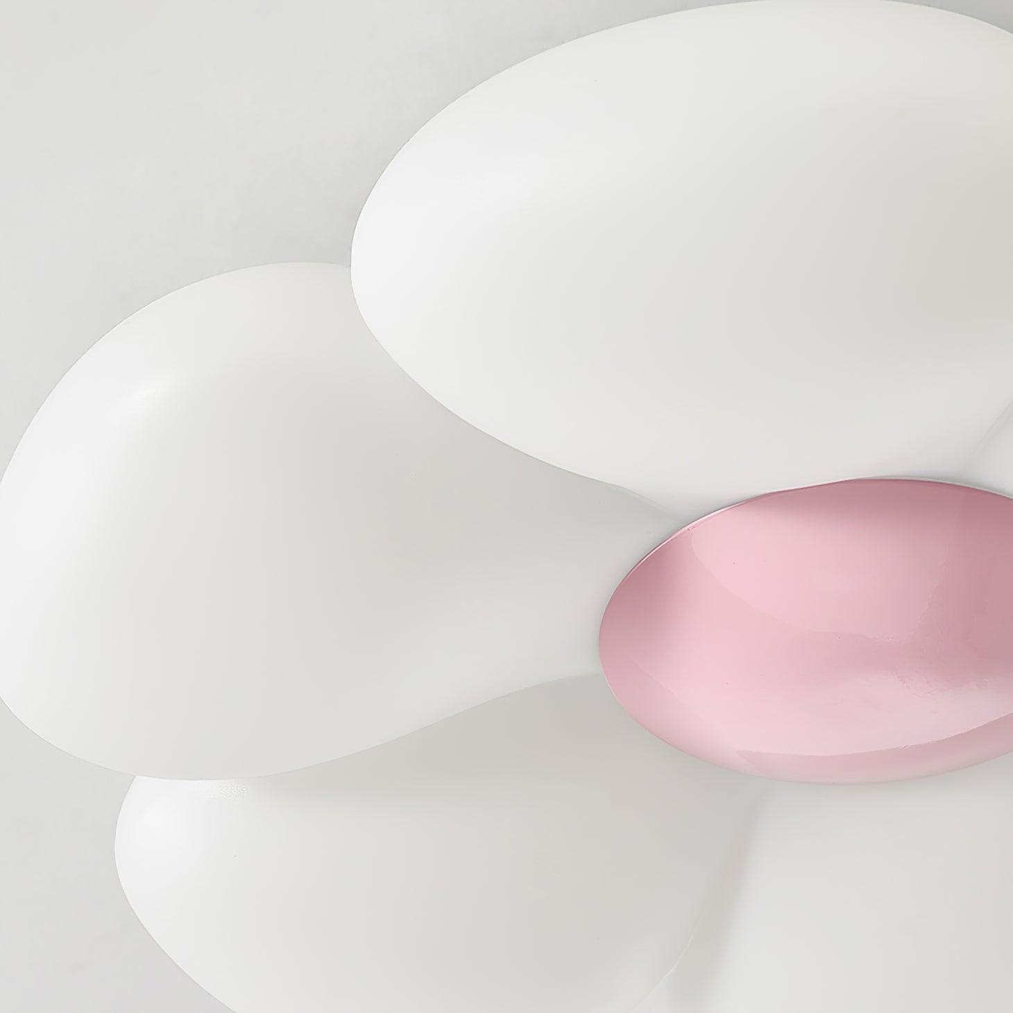 Daisy Flower Petal Flush Mount