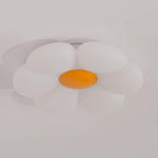 White Flower Petal Ceiling Light Studio Product Shot