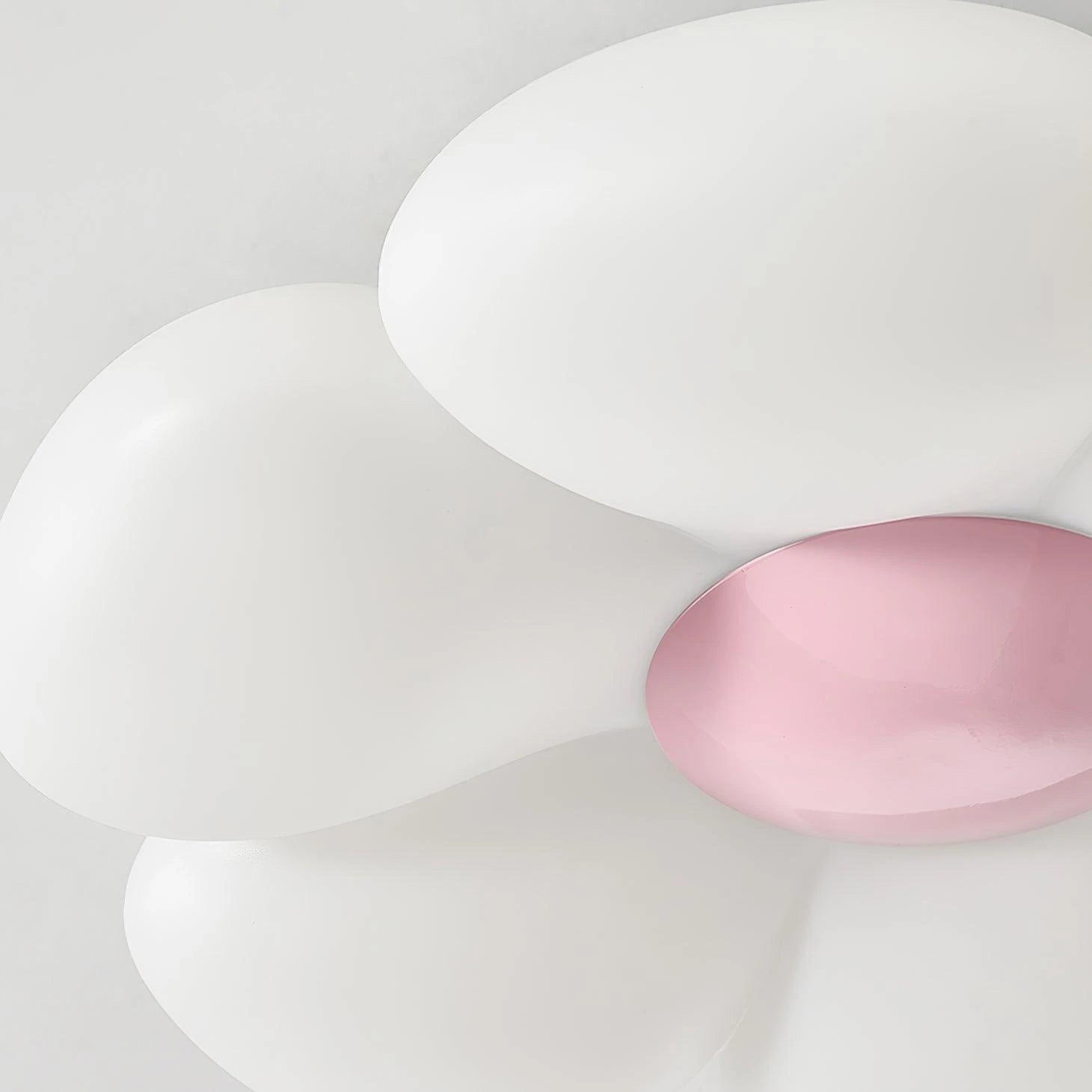 Close Up View of Pink Center Flower Petal Light Shade