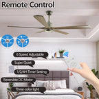 Dark Walnut Streamline Ceiling Fan