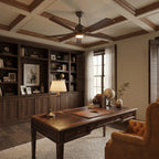 Dark Walnut Streamline Ceiling Fan