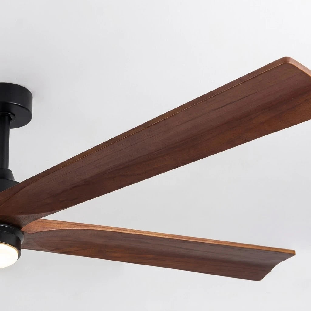 Dark Walnut Streamline Ceiling Fan