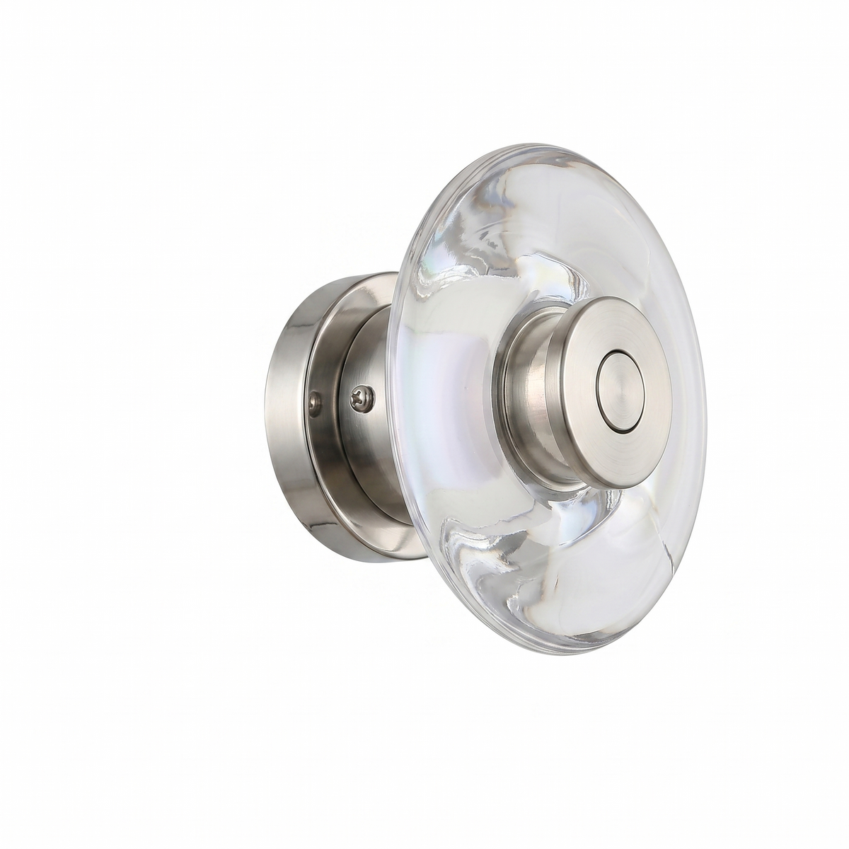 Crystal Disc Wall Sconce