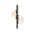 Dolly Alabaster Geometric Sconce
