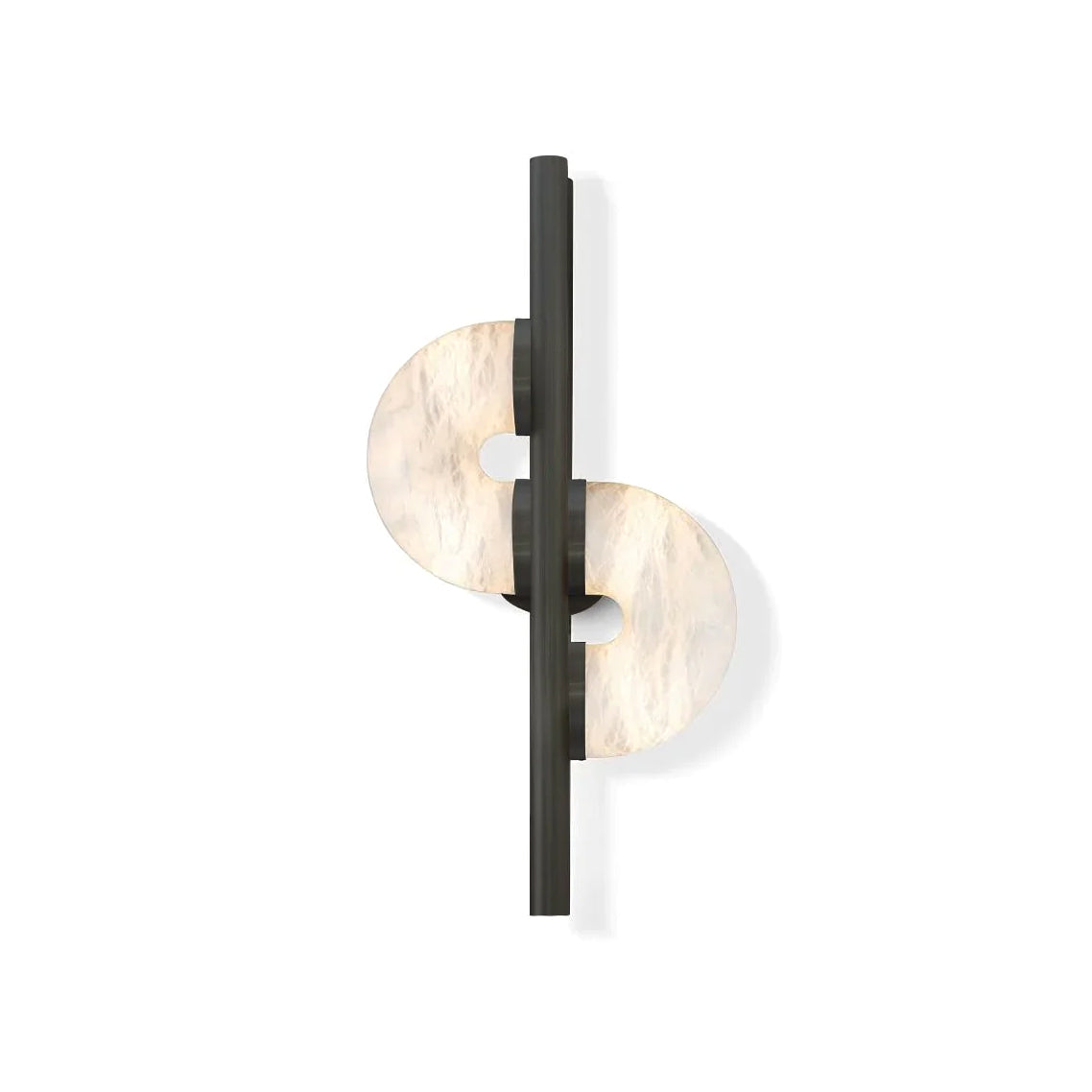 Dolly Alabaster Geometric Sconce