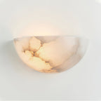 Dolly Alabaster Bowl Sconce