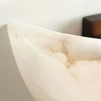 Dolly Alabaster Bowl Sconce
