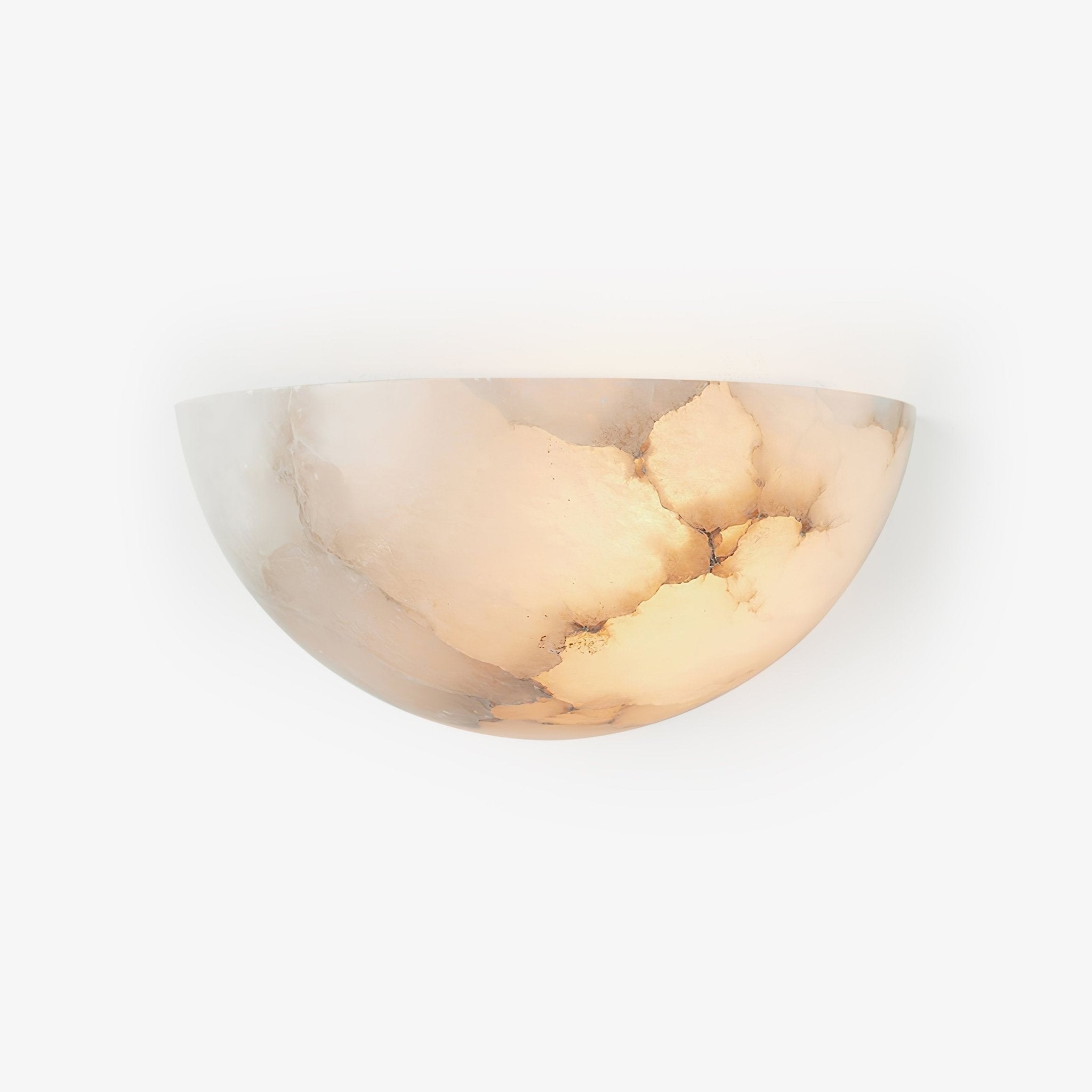 Dolly Alabaster Bowl Sconce