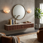 Dolly Alabaster Bowl Sconce