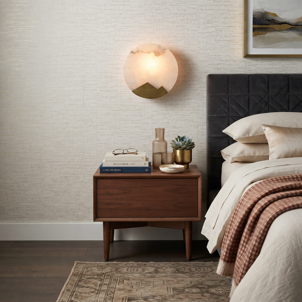 Dolly Alabaster Sconce