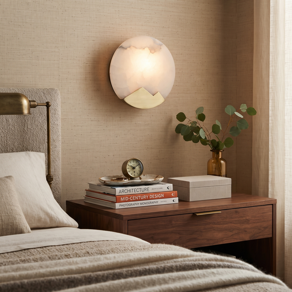 Dolly Alabaster Sconce