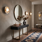 Dolly Circular Alabaster Sconce
