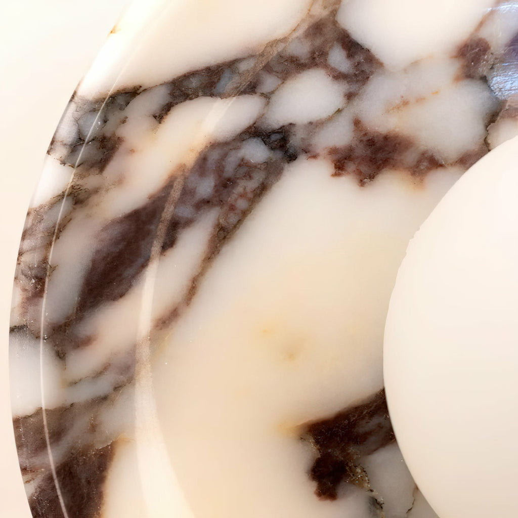 Dolly Circular Alabaster Sconce