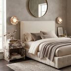 Dolly Circular Alabaster Sconce