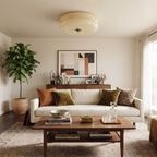 Double-Disc Metal Flush Mount