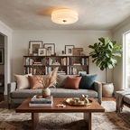 Double-Disc Metal Flush Mount