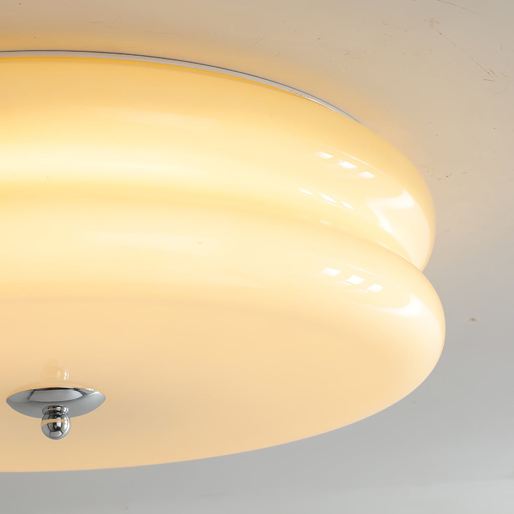 Double-Disc Metal Flush Mount
