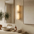 Double Panel Aurelia Alabaster Wall Lamp
