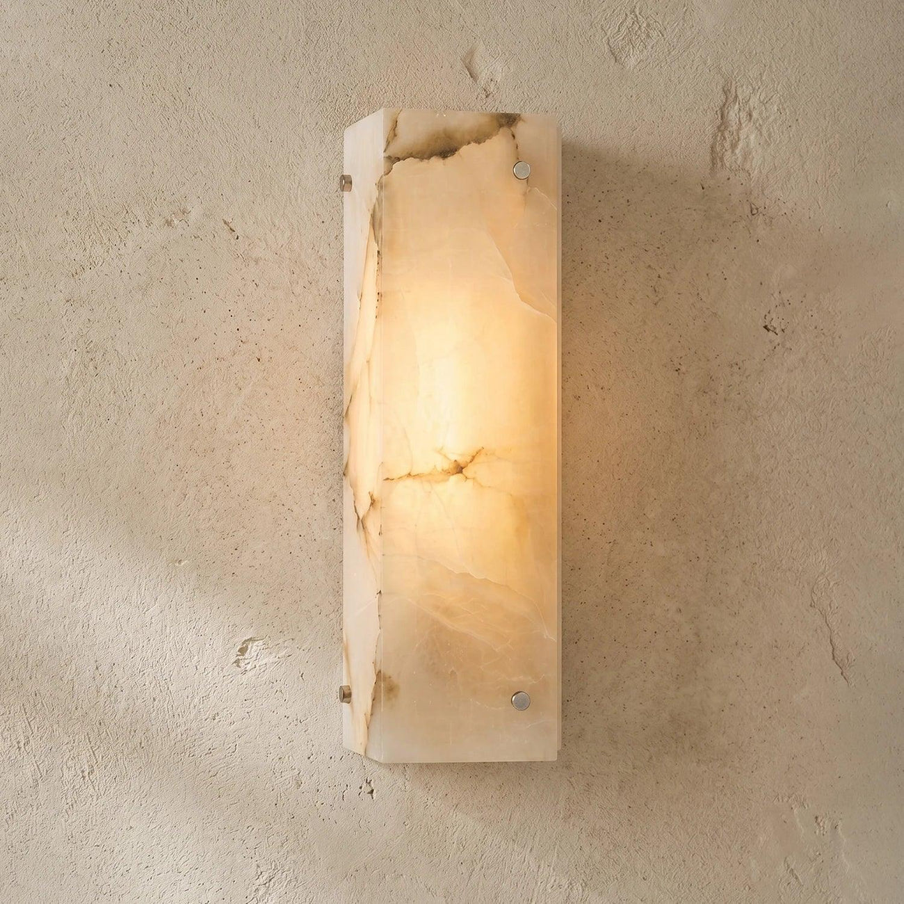 Double Panel Aurelia Alabaster Wall Lamp