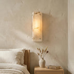 Double Panel Aurelia Alabaster Wall Lamp