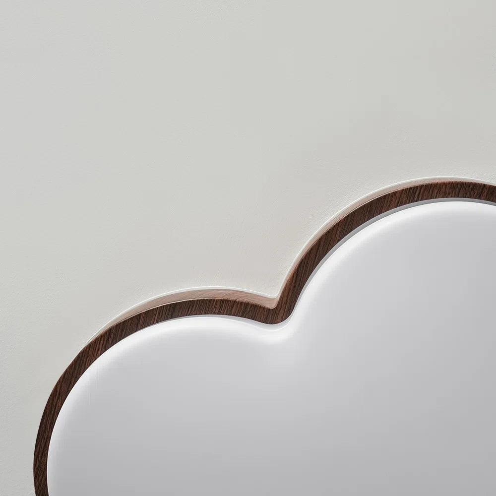 Close Up View of Cloud Shaped Edge and Acrylic Diffuser