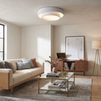 Dual-Ring Metal Flush Mount