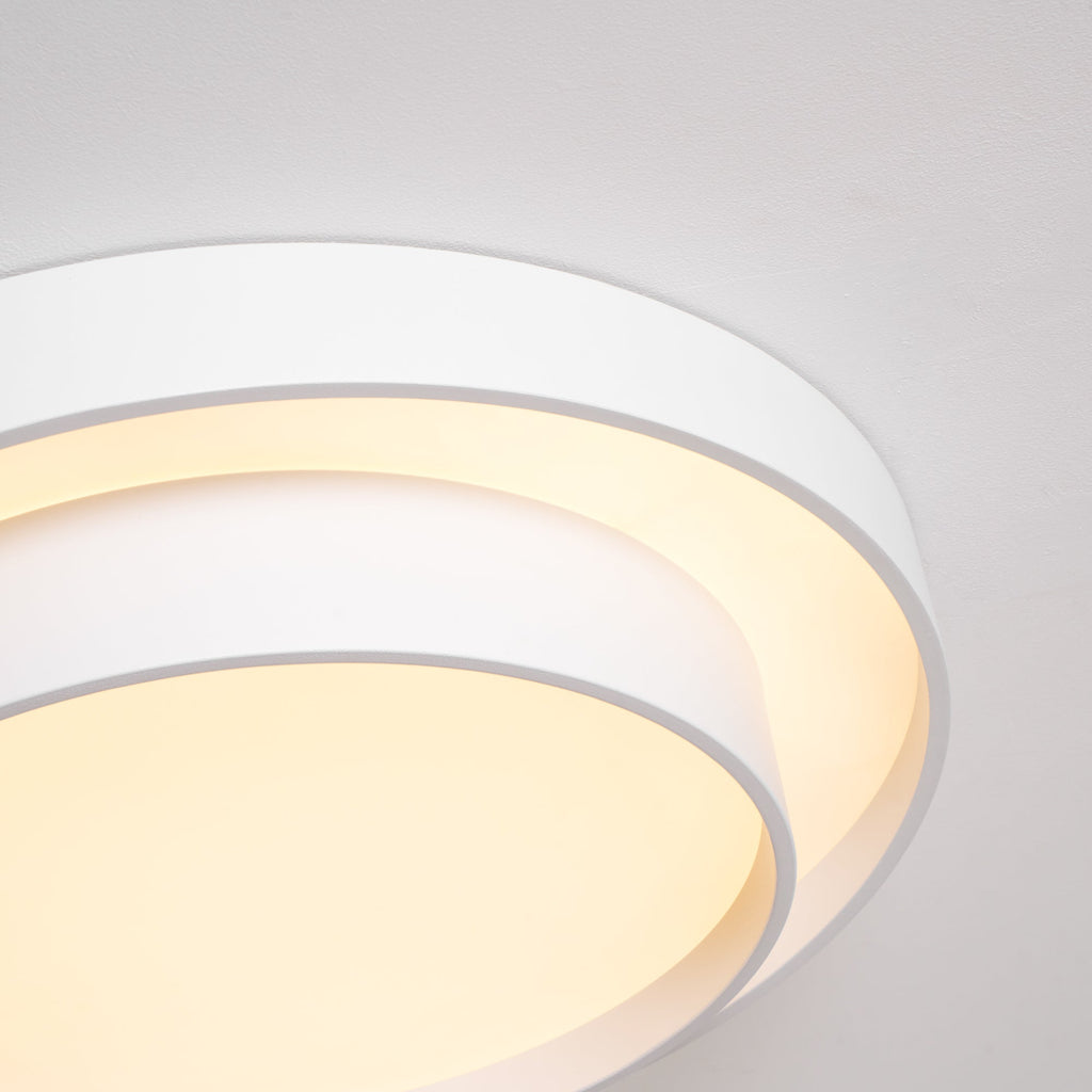 Dual-Ring Metal Flush Mount