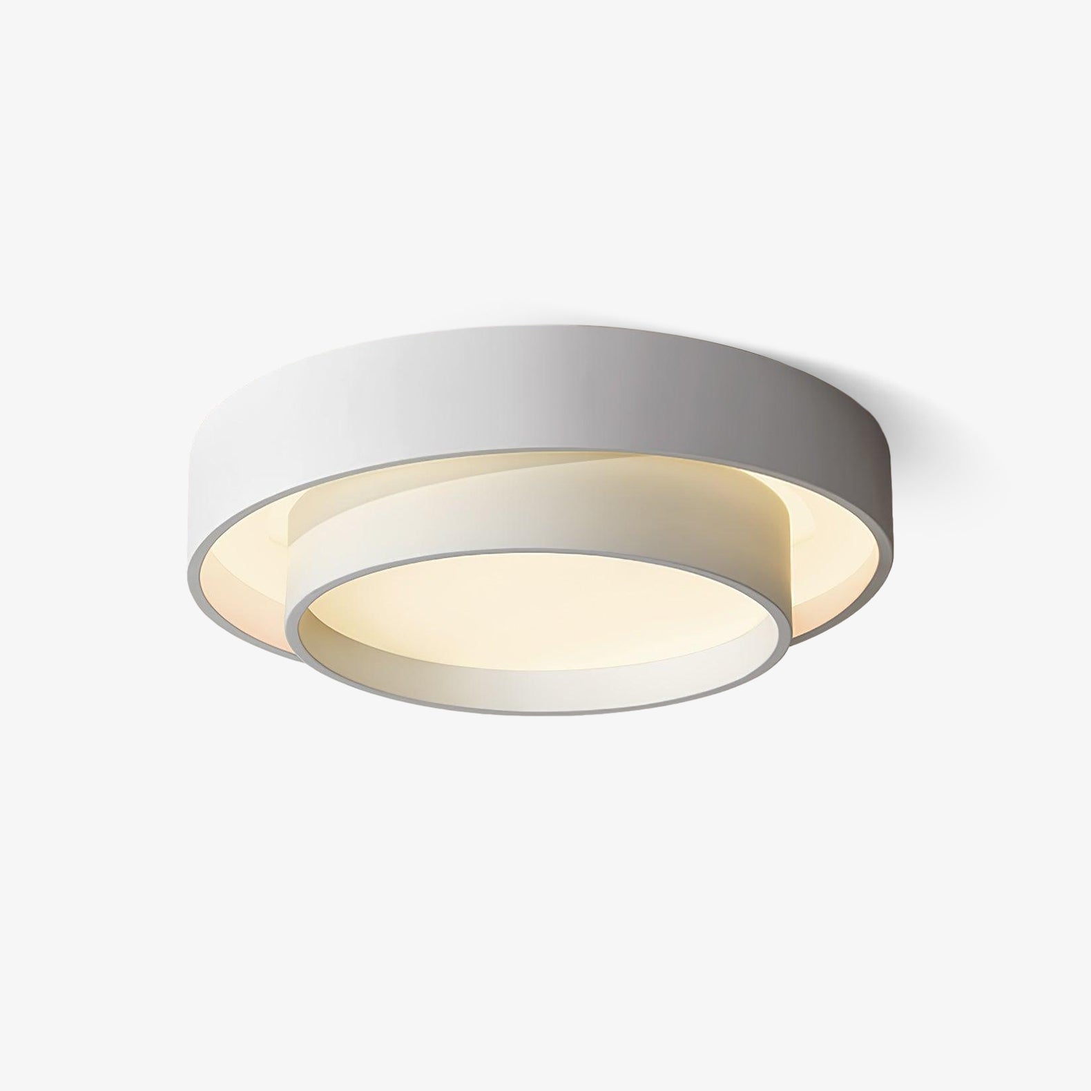 Dual-Ring Metal Flush Mount