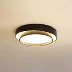 Dual-Ring Metal Flush Mount