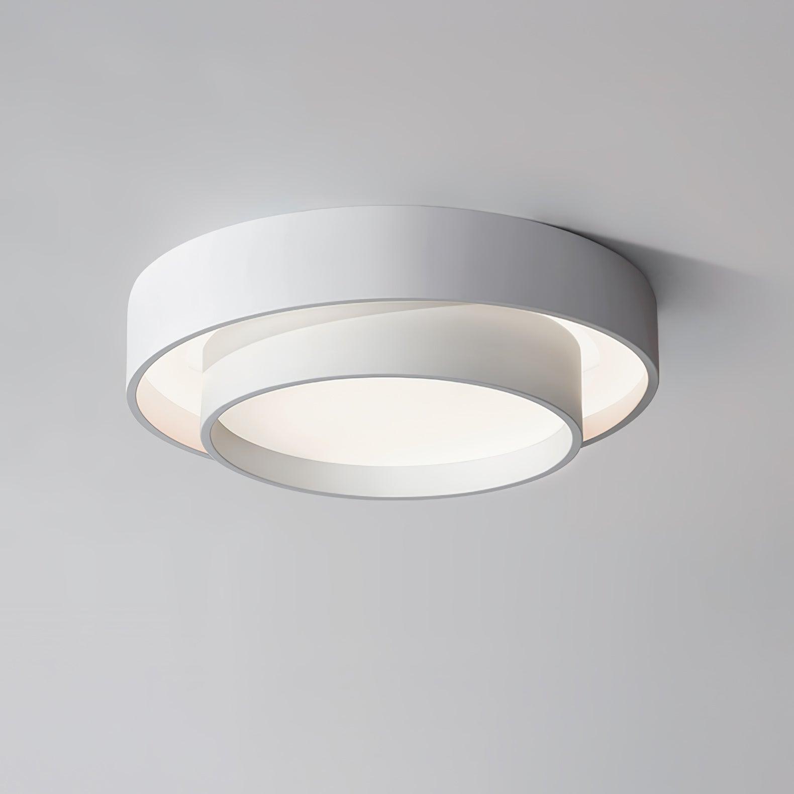 Dual-Ring Metal Flush Mount