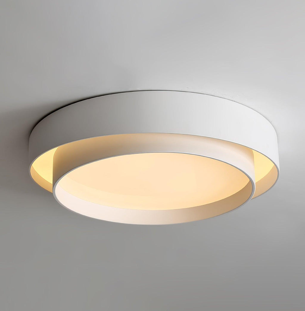 Dual-Ring Metal Flush Mount
