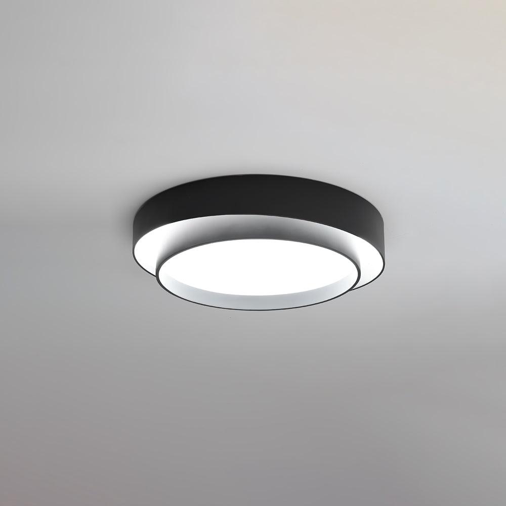 Dual-Ring Metal Flush Mount