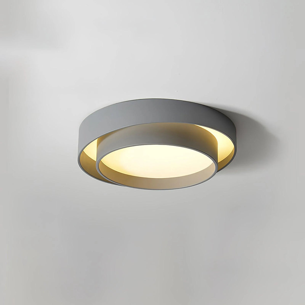 Dual-Ring Metal Flush Mount