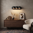 Dual Head Metal Wall Sconce