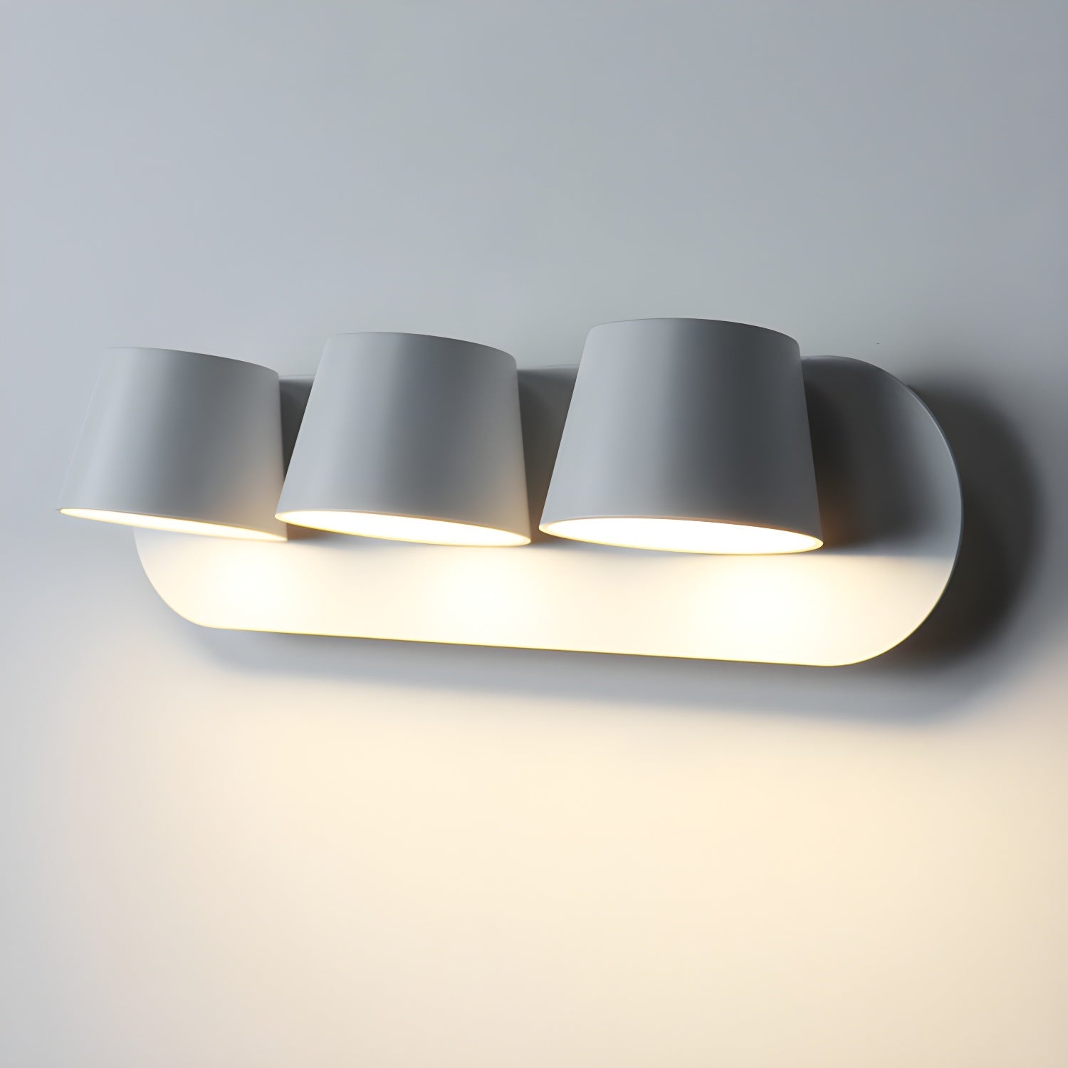 Dual Head Metal Wall Sconce