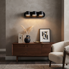 Dual Head Metal Wall Sconce