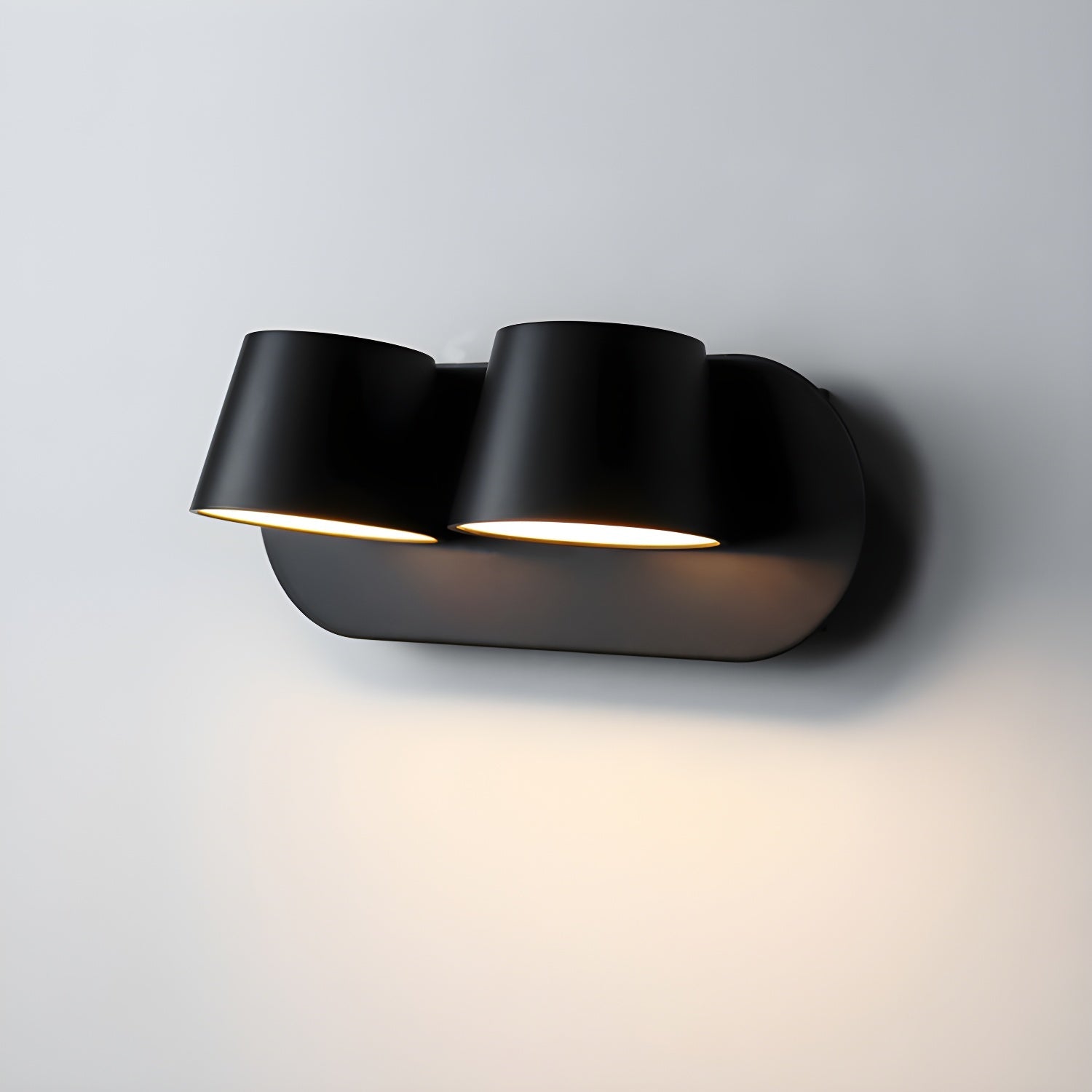 Dual Head Metal Wall Sconce