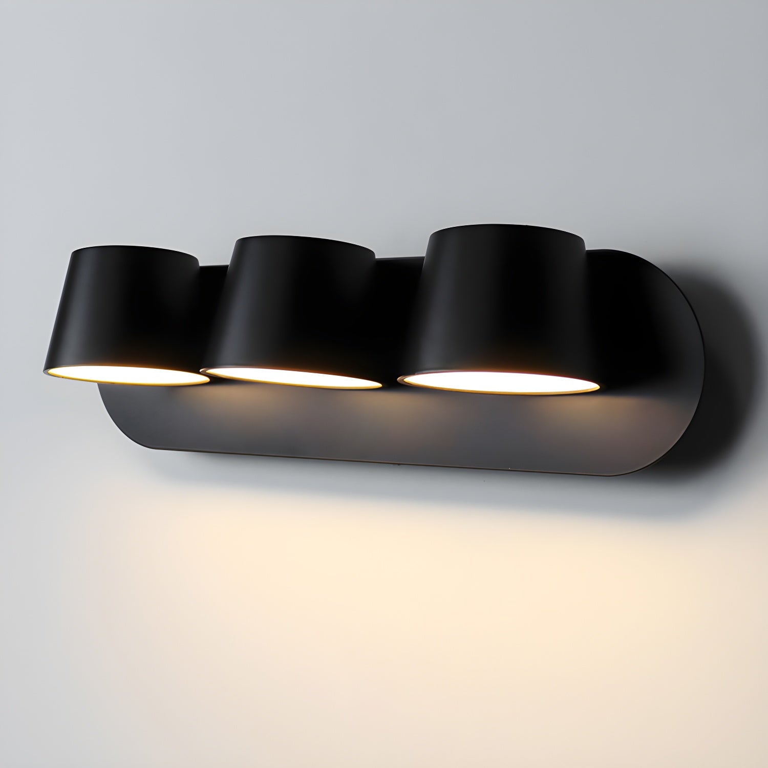 Dual Head Metal Wall Sconce