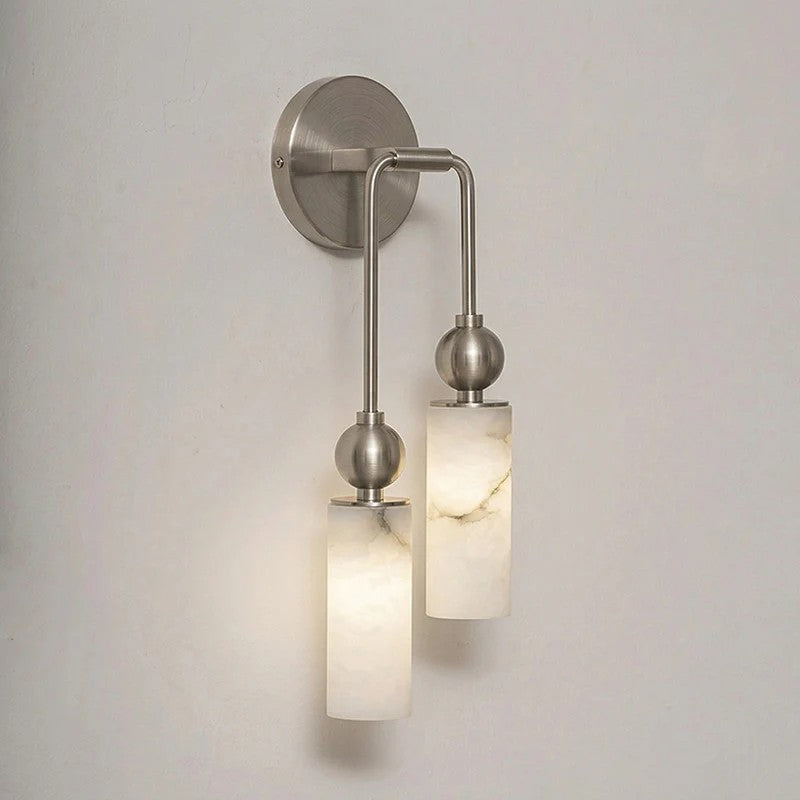 Duo Alabaster Sconce