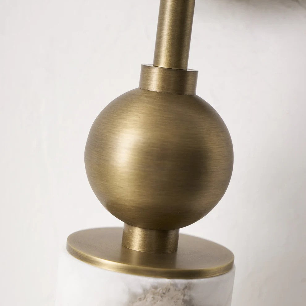 Duo Alabaster Sconce